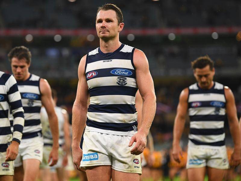 Patrick Dangerfield will be rested for the Crows and Bulldogs clashes to overcome a calf injury.