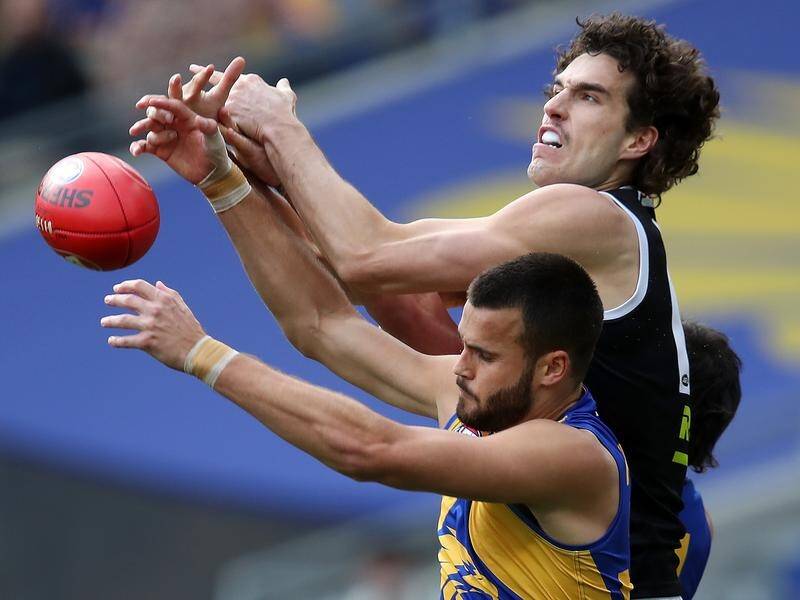 Max King kicked a career-high six goals in St Kilda's AFL loss to West Coast in round 19.