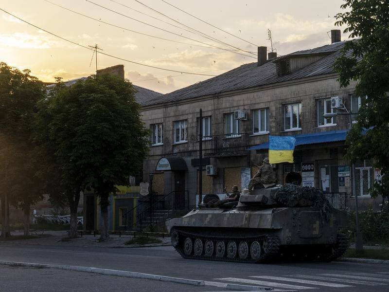 Ukrainian forces are hoping to slow Russia's military advance through the eastern Donbas region.