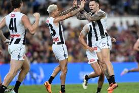 Collingwood have consigned the Brisbane Lions to their worst start to an AFL season in six years. (Darren England/AAP PHOTOS)