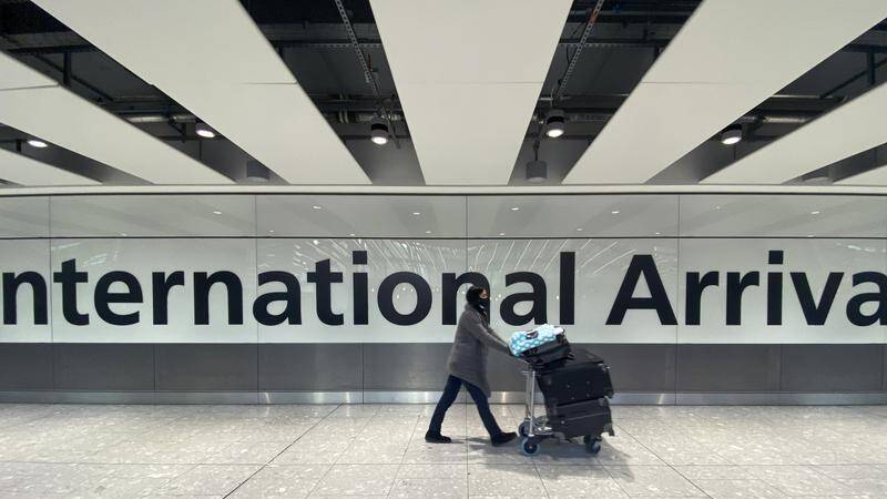 SOARING: International arrivals are among the growing Omicron cases. 