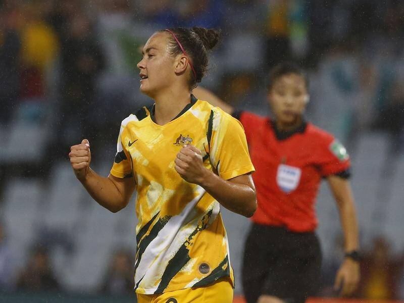 Caitlin Foord heads to English powerhouse Arsenal after playing in Australia's Olympic qualifiers.