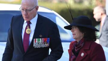 Governor-General David Hurley and his wife Linda Hurley appeared in two Instagram posts.