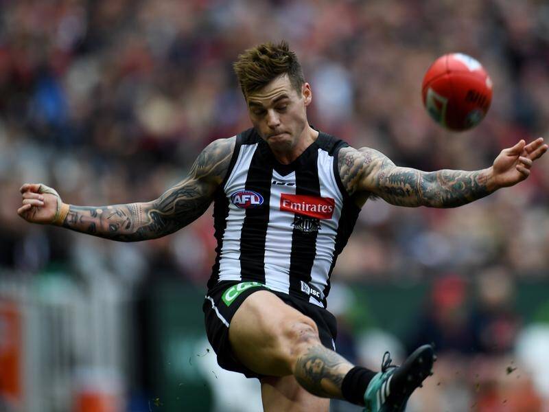 Jamie Elliott impressed for Collingwood in the Magpies' defeat by Geelong.