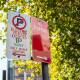 An electric vehicle parking sign is seen in Chatswood, Sydney. (Jennifer Dudley-Nicholson/AAP PHOTOS)