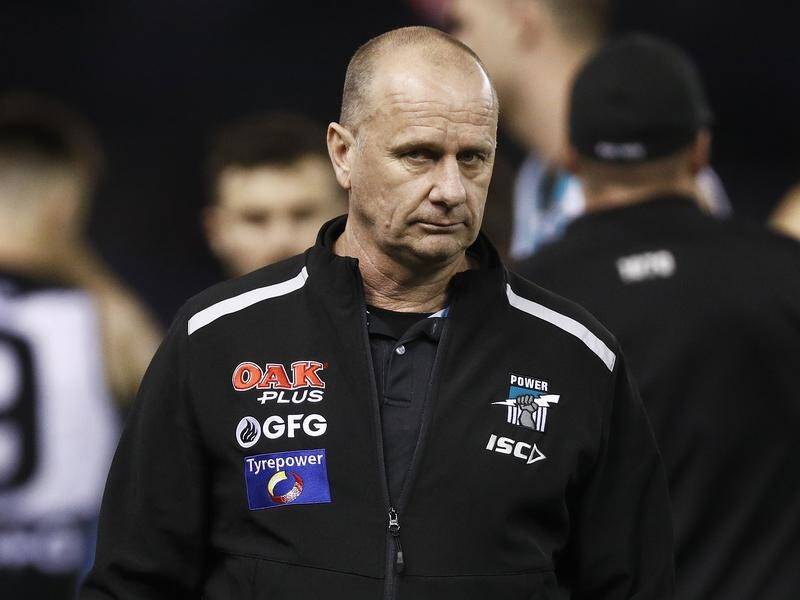 Power coach Ken Hinkley chose to remain positive after his side's heavy defeat to North Melbourne.