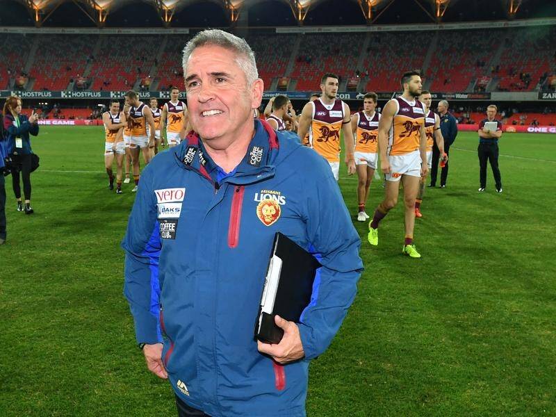 Brisbane Coach Chris Fagan was able to celebrate a big AFL win for his Lions side over the Suns.