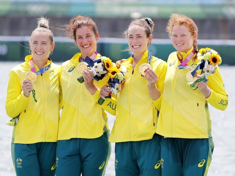 There was an early gold rush for Australia on Day 6 at the Tokyo Olympics