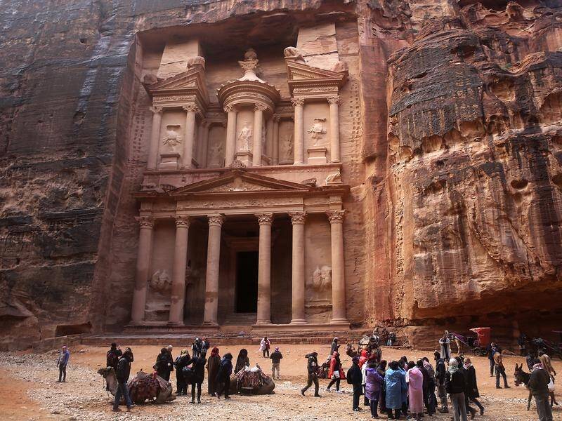 Tourists have been evacuated from the ancient city of Petra, famous for its carved rock ruins.