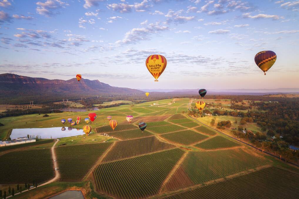 TRANQUILITY: This year's Hunter Valley Balloon Fiesta is shaping up to be one of the biggest yet.