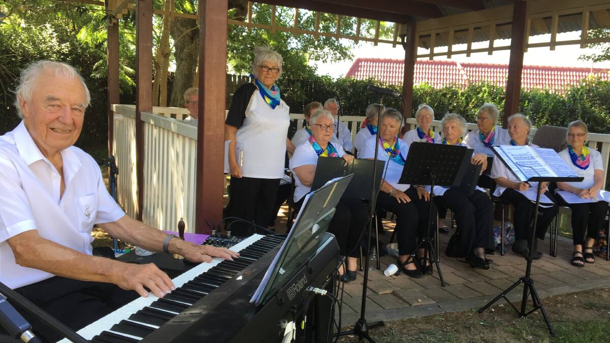 IN FINE VOICE: The Cessnock Seniors Choir will join three Hunter Choirs for Sing-Sational at the Cessnock Performing Arts Centre next month.