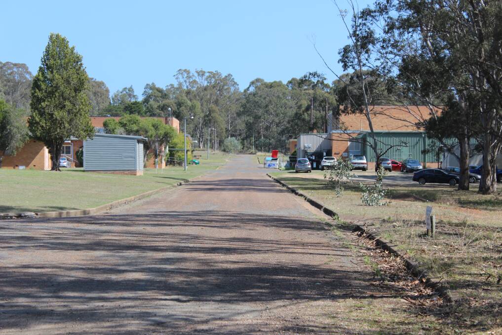 The road running through the defunct Allandale Nursing Home site that is the community's preferred option for the proposed access