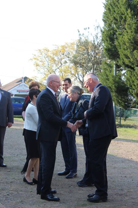 NSW Governor David Hurley visits Kurri and Kearsley