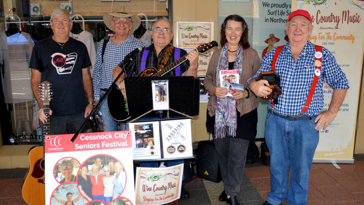 CELEBRATION: The Wine Country Music Association buskers are sure to be a highlight at this year's Cessnock City Seniors Festival 