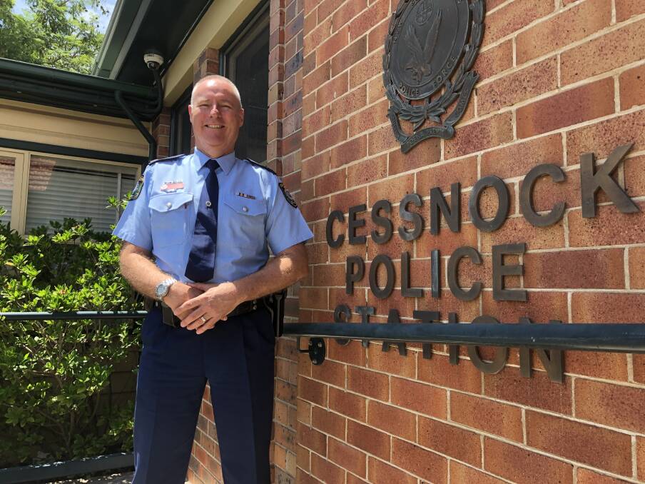 NEW CHALLENGE: Chief Inspector Michael Gorman is the new Officer in Charge at Cessnock Police Station. Picture: Stephen Bisset.