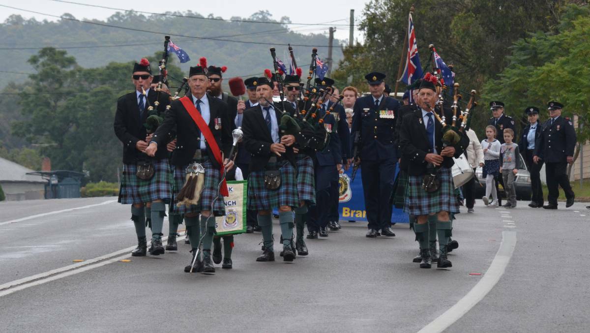 HISTORIC: Cessnock RSL Sub Branch Pipes and Drums will be comemorating Remembrance Day.