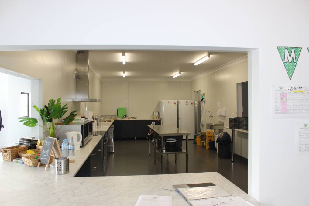 NUTRITION FIRST: The centre features a well-appointed kitchen with an on-site chef