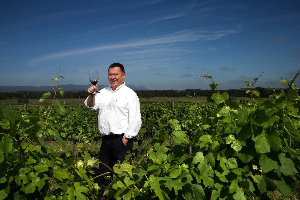 CHEERS! Allandale Winery chief winemaker Bill Sneddon has been with the winery since 1983. Picture: Jonathan Carroll