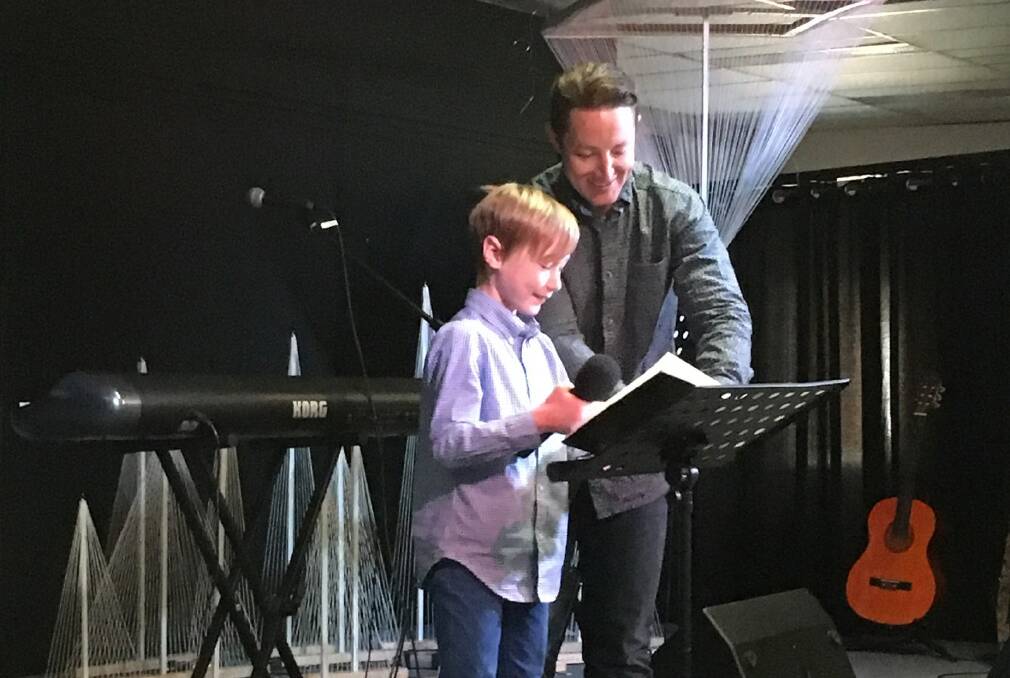 THANKS DAD: Children will take over Beyond Church in a special Father's Day service this weekend.