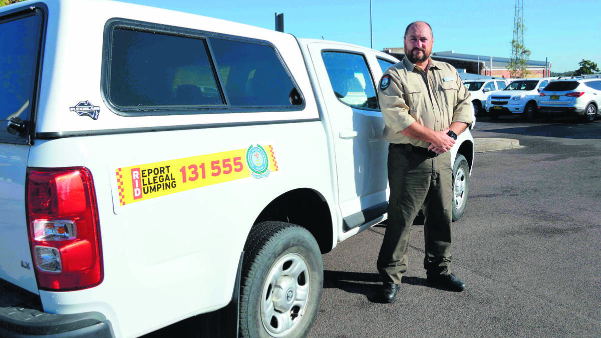 NEW INITIATIVE: Regional Illegal Dumping Squad investigator, Jason Robbs.