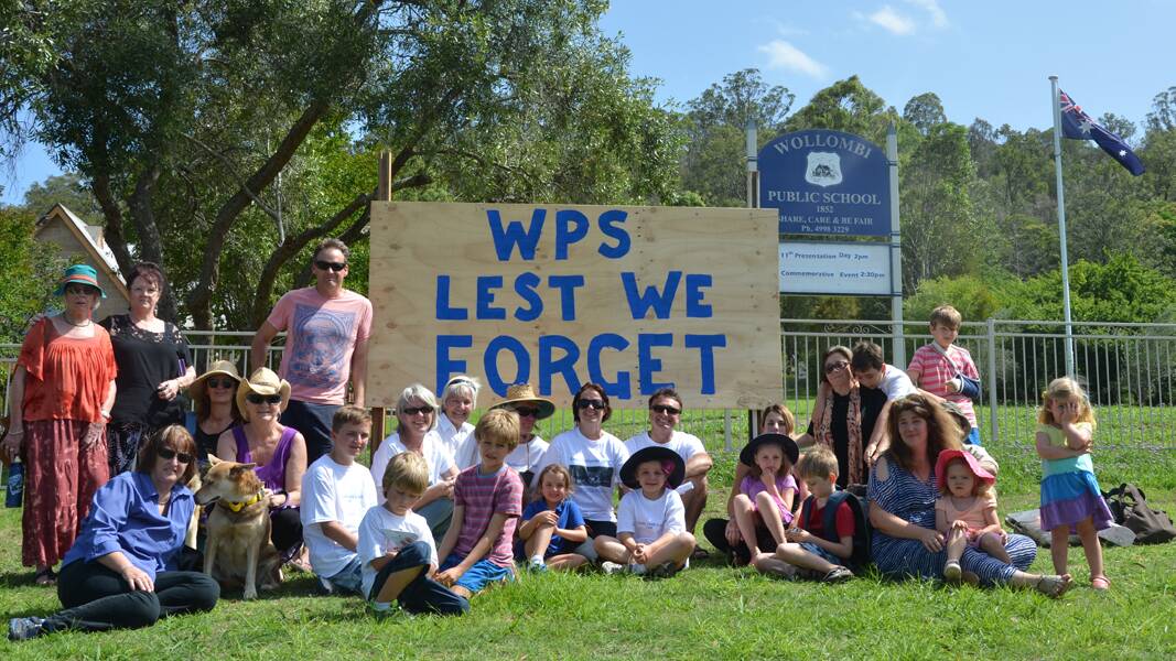 Students, parents and community members of Wollombi Public School took part in an emotional closing ceremony at the school's final day on December 17, 2014. 