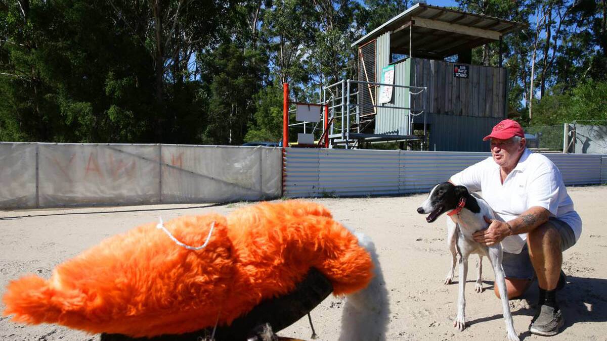 INACTION: Greyhound Action Group Hunter greyhound educator Bob Whitelaw says the biggest problem in greyhound racing is the corruption and failure of the regulatory bodies to keep people in check.
