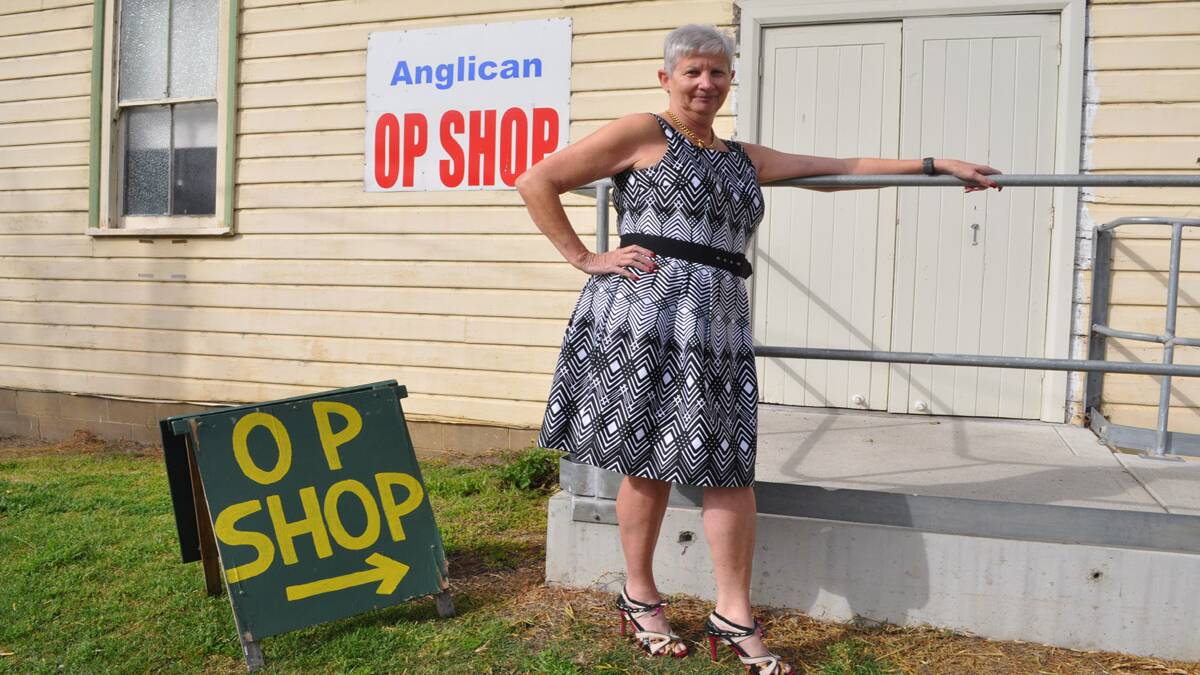 PARADE: Branxton Anglican Op Shop volunteer Helen Scott will be modelling on Saturday.