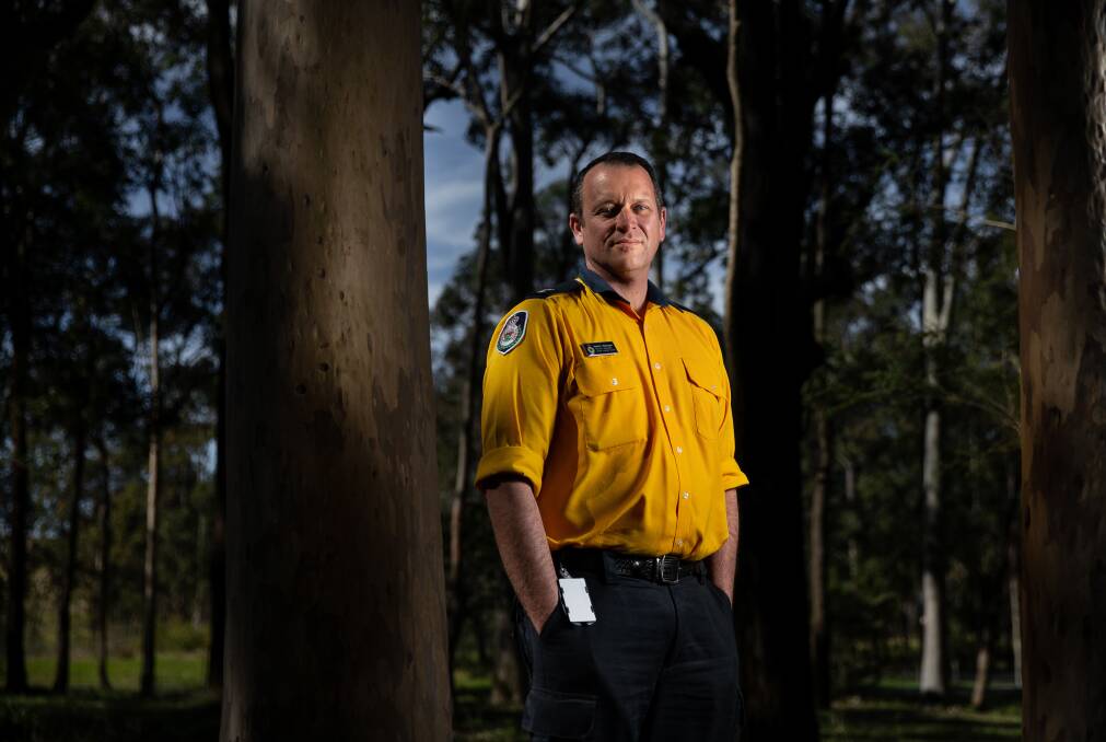 Looking ahead: RFS Lower Hunter district manager Superintendent Martin Siemsen this week. Picture: Marina Neil