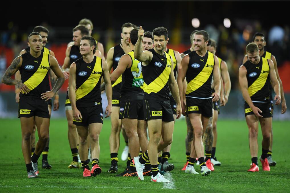 Another Richmond premiership on Saturday would see the Tigers claim three premierships in four years. Photo: Matt Roberts/AFL Photos/via Getty Images
