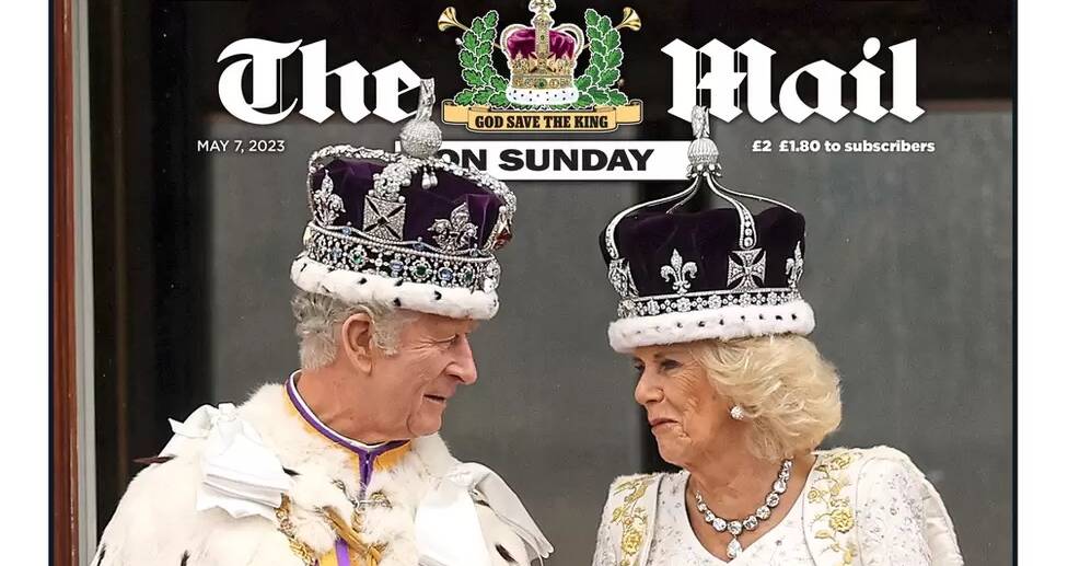 The Sunday editions of the UK's newspapers feature the King in full regal regalia and herald the dawn of the new Carolean age. 