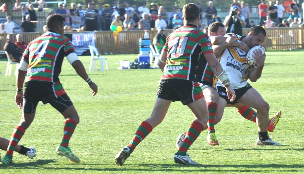Second-half action from the Newcastle Rugby League grand final.