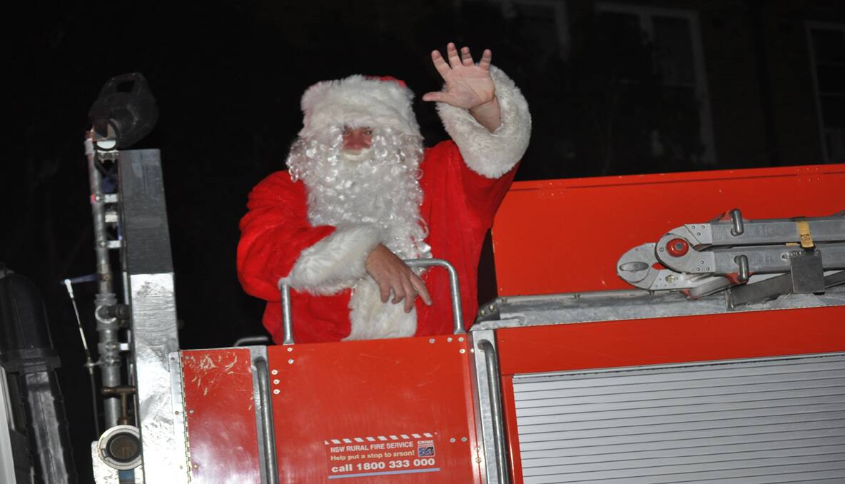 A highlight for the night was a special visit from Santa Claus. 