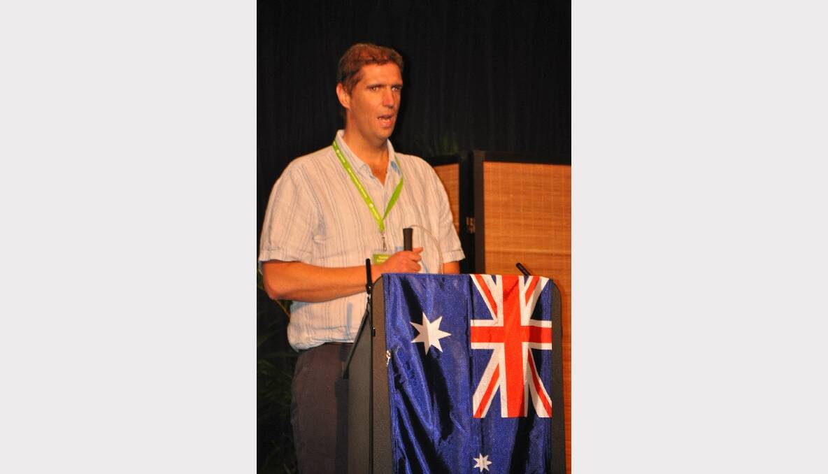 Cessnock's 2013 Australia Day ambassador, James Pittar. 