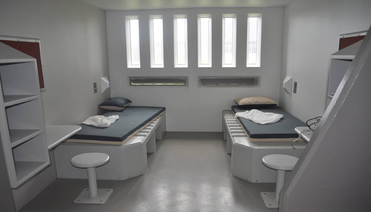 Inside a new maximum security cell. 
