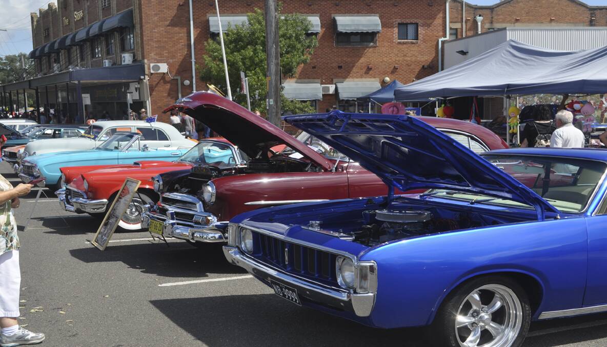 Some of the classic vehicles on display.  