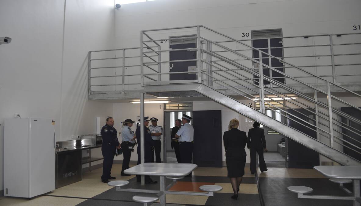 The accommodation inside the new maximum security wing at Cessnock Correctional Complex.