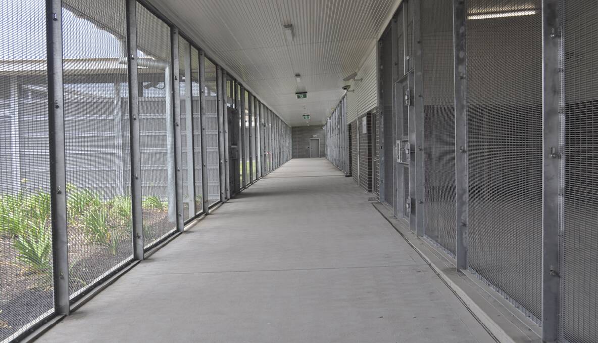 Inside the new maximum security wing at Cessnock Correctional Complex