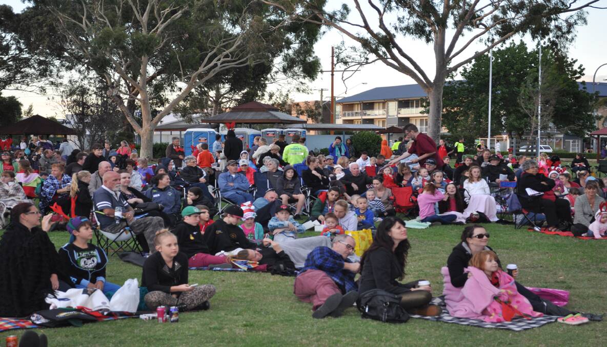 More than 500 locals attended this year's Cessnock Carols in the Park. 