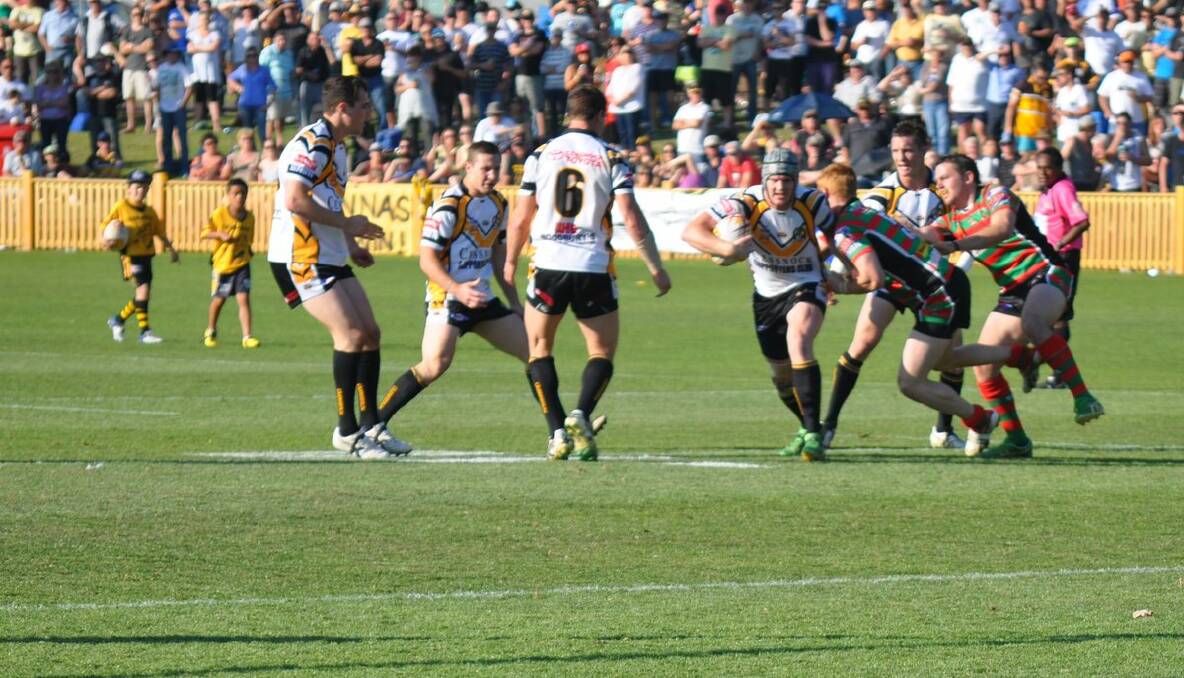 Second-half action from the Newcastle Rugby League grand final.