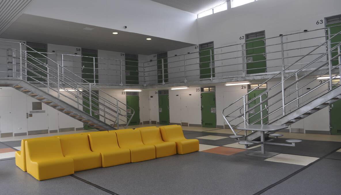 The accommodation for maximum security prisoners. 
