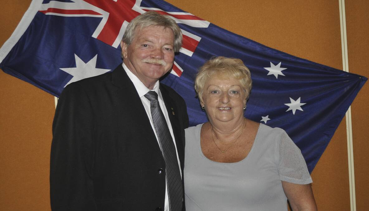 Order of Australia Medal recipient, former Advertiser managing editor Bruce Wilson and his wife Margaret joined the celebrations at East Cessnock Bowling Club.  